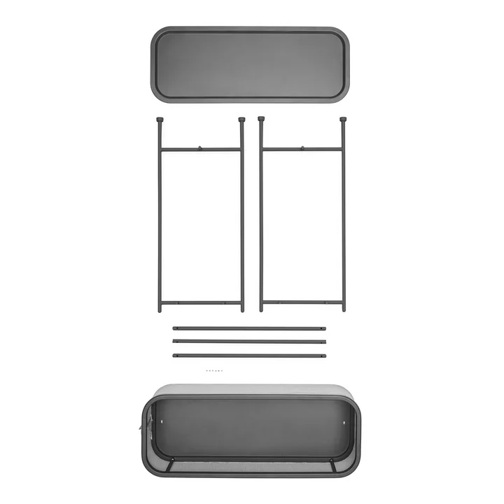 Fatboy - Adoreganizer Table d'appoint, multifonctionnelle, gris loup