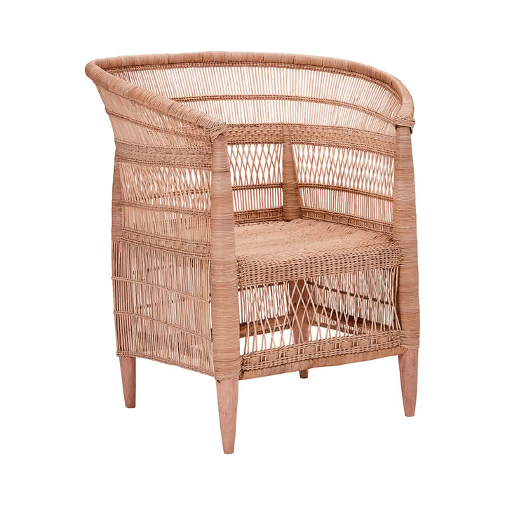 House Doctor - Rika Chaise en rotin, naturel