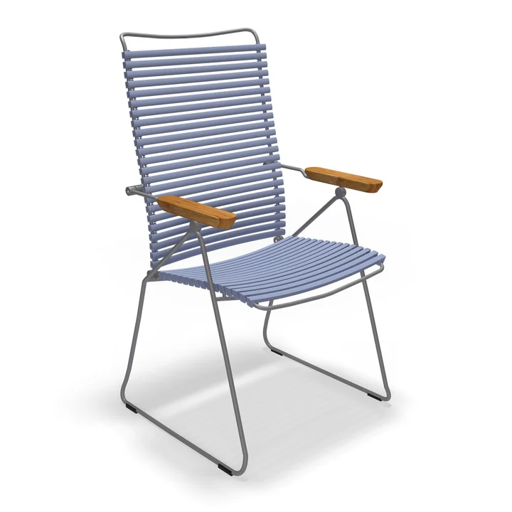 HOUE - CLICK Position Outdoor fauteuil, bleu tourterelle