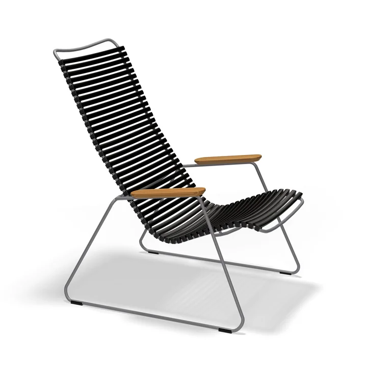 HOUE - CLICK Outdoor Lounge Chair, noir