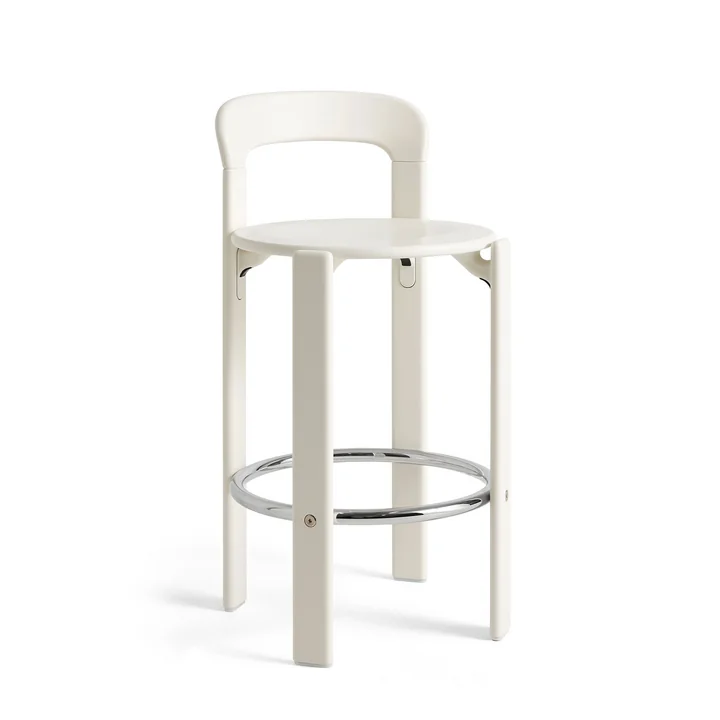 HAY - Rey Tabouret de bar, 65 cm, cream white (patins standard)