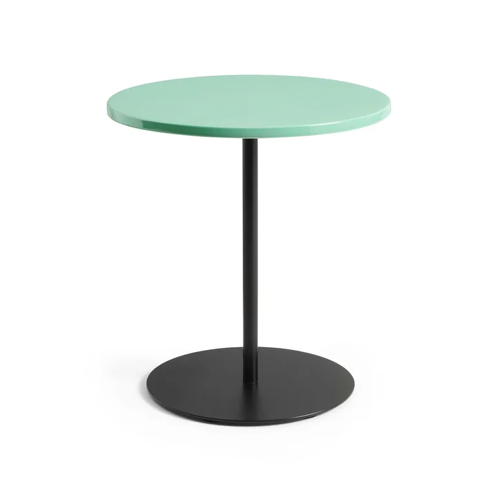 HAY - Pyro table d'appoint, Ø 45 cm, noir / jade