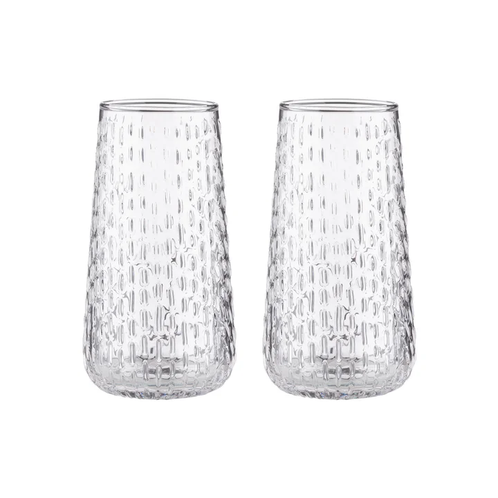 Marimekko - Syksy Verre, long 180 ml, transparent (set de 2)