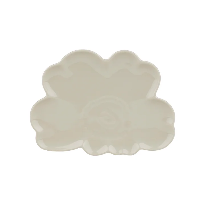 Marimekko - Unikko Assiette, Ø 19 cm, nature