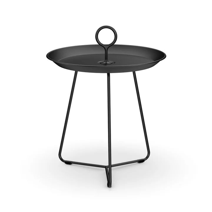 HOUE - Eyelet Table d'appoint, Ø 45 cm, noir