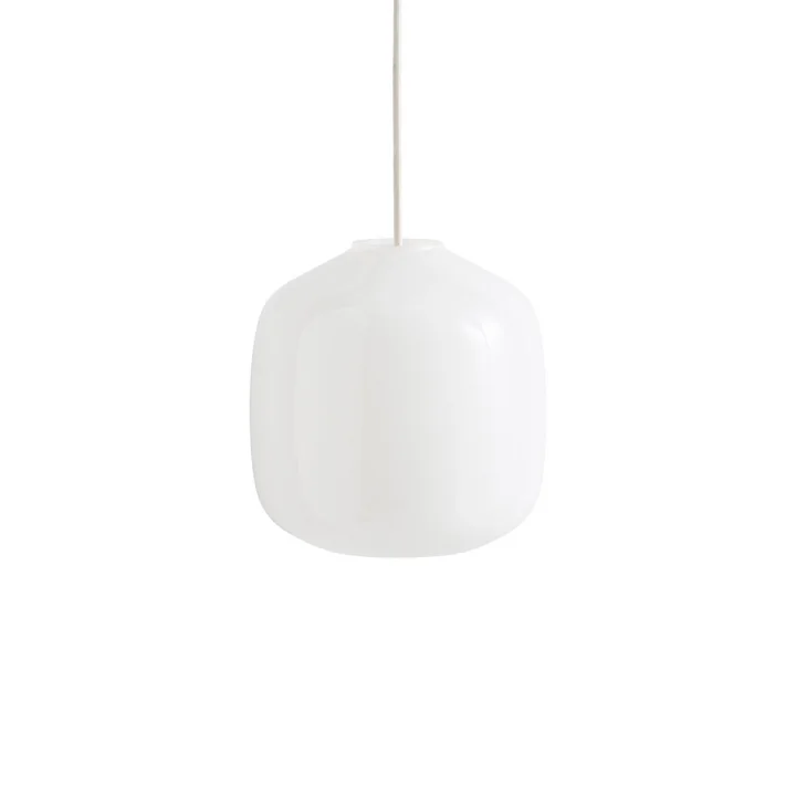 HAY - Buoy Glass suspension, Ø 20 cm, clay white