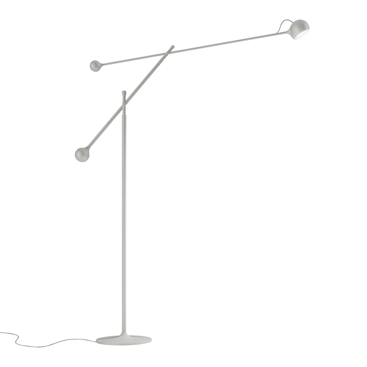 Artemide - IXA Lampadaire LED, blanc-gris