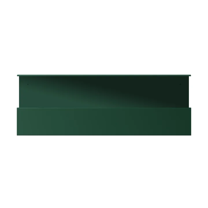 Nichba Design - Étagère à chaussures, 35 x 100 cm, vert mousse