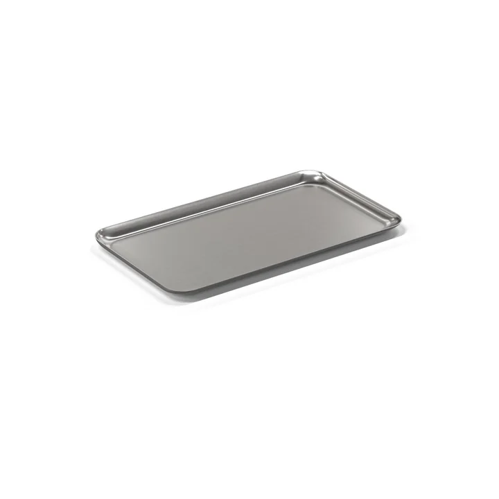 Nichba Design - Plateau de service M, 15 x 26 cm, acier inoxydable