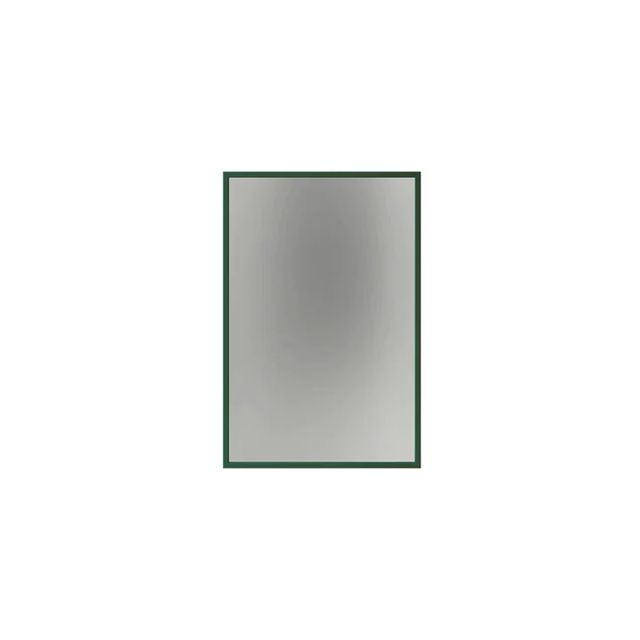 Nichba Design - miroir mural small, 75 x 50 cm, vert mousse