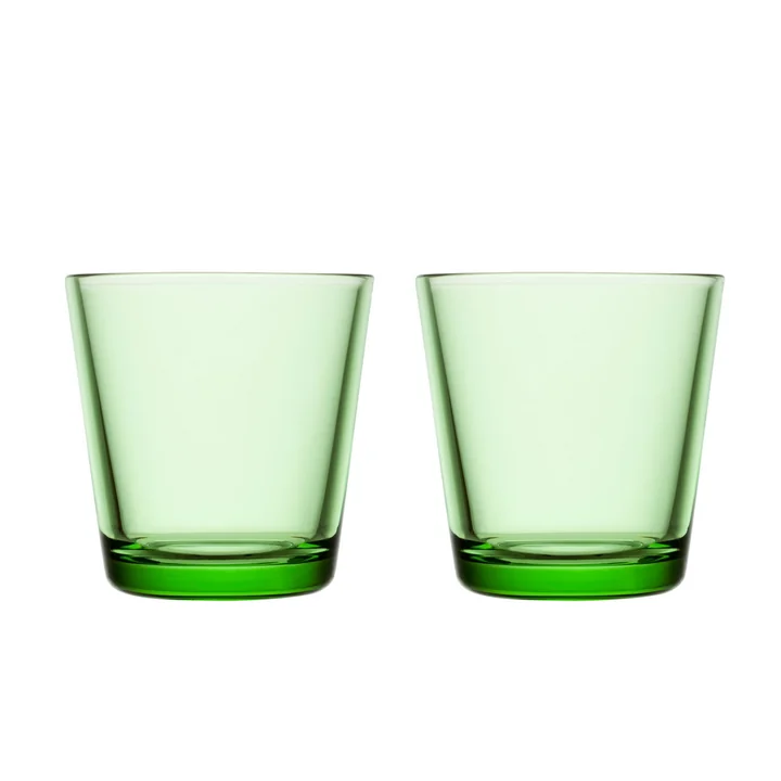 Iittala - Kartio verre à boire 21 cl, vert pomme (set de 2)