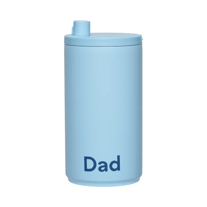 Design Letters - Travel Gobelet, 0.35 l, Dad / light blue