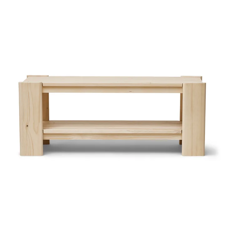 Form & Refine - Beam Banc, 112 cm, pin laqué mat