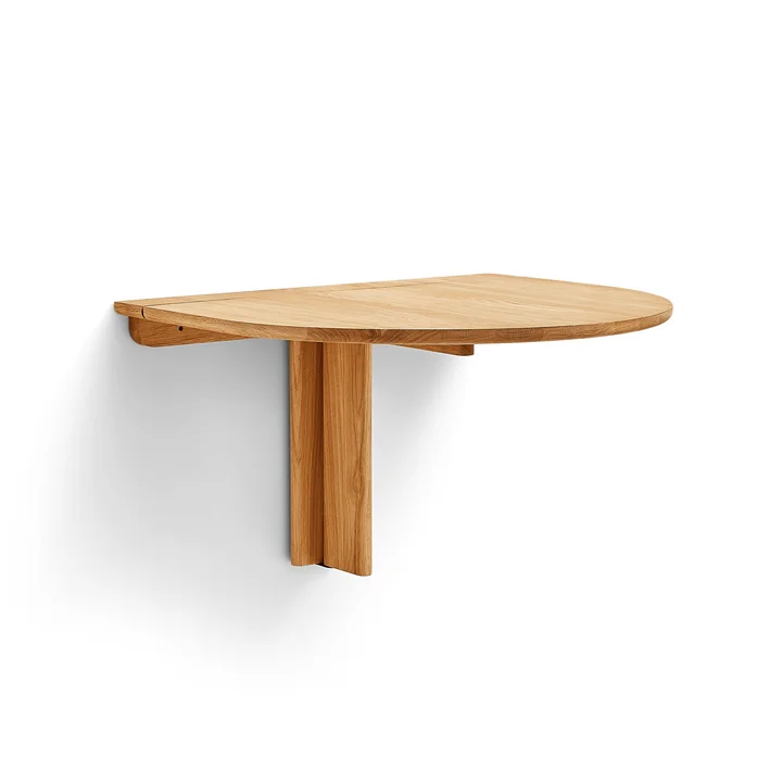 Form & Refine - Trefoil Table murale pliante, chêne