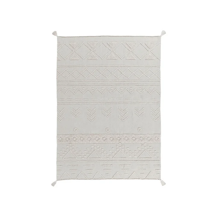 Lorena Canals - Tapis Tribu, 140 cm x 200 cm, natural
