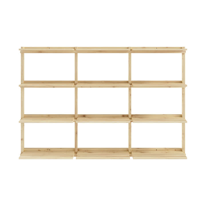 Karup Design - Groove Étagère murale, Big, H 127 x 192 cm, pin naturel