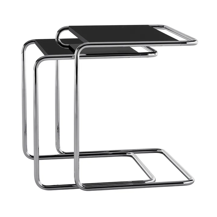 Thonet - B 97 Serious Set de table d'ensemble, titane / noir graphite (set de 2) (JS. by Jil Sander)