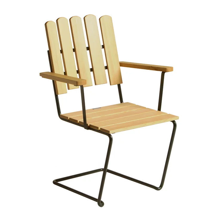 Grythyttan - A2 Fauteuil de jardin, pin huilé / vert