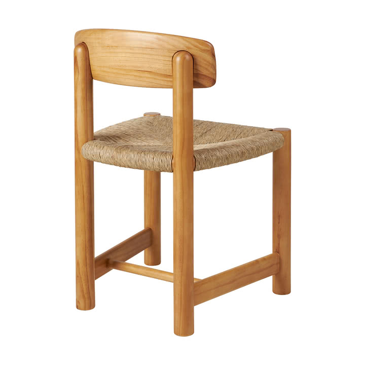 Gubi - Chaise Daumiller, pin doré / naturel