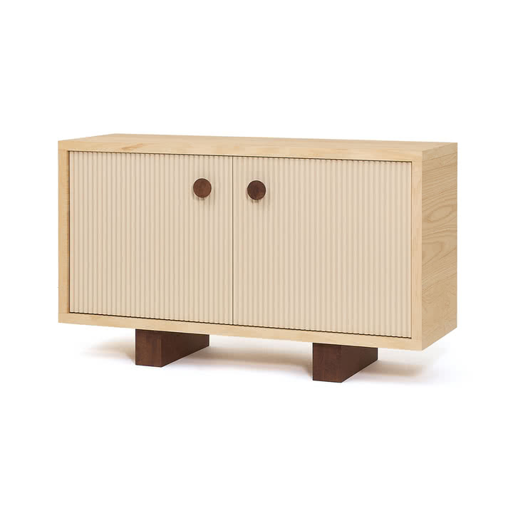 Nobodinoz x Heju - Buffet 70 x 120 cm, frêne naturel