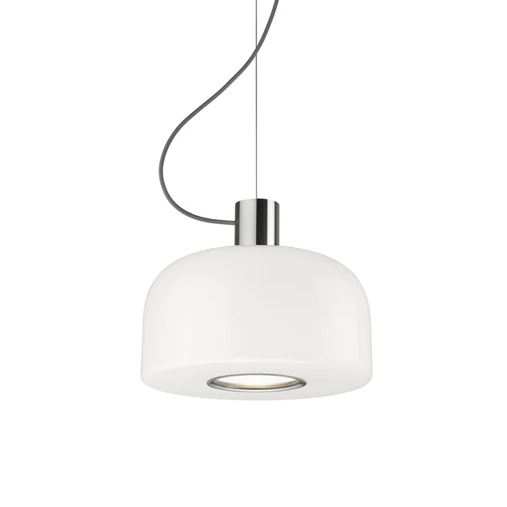 Flos - Bellhop S1 Glass suspension, bright aluminium