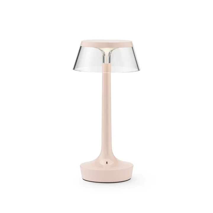 Flos - Bon jour Unplugged Lampe de table à accu, Color Tune, french rose