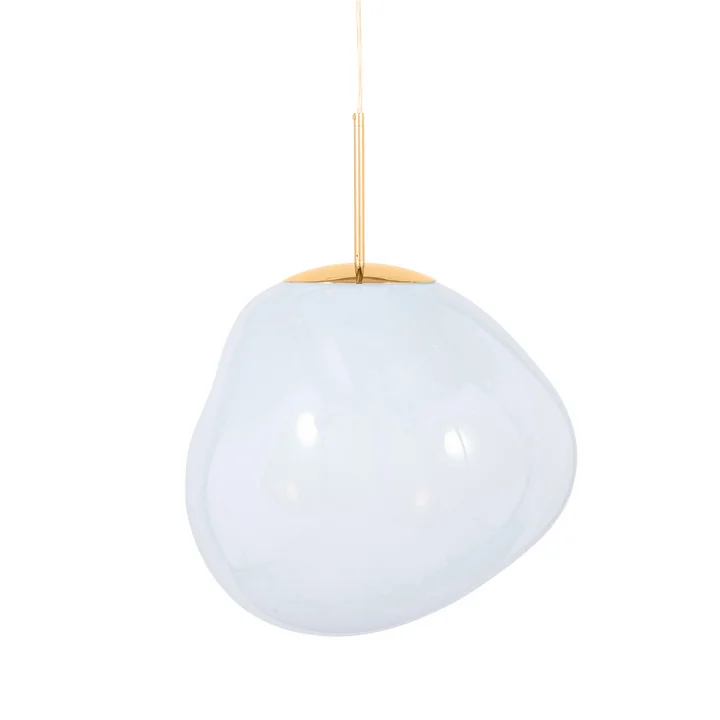 Tom Dixon - Melt Lampe LED suspendue, opale / or