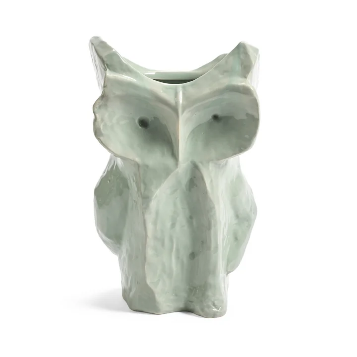 Serax - After Midnight Vase Owl L, bleu clair