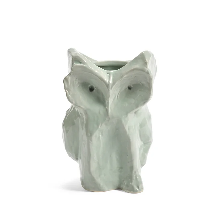 Serax - After Midnight Vase Owl S, bleu clair
