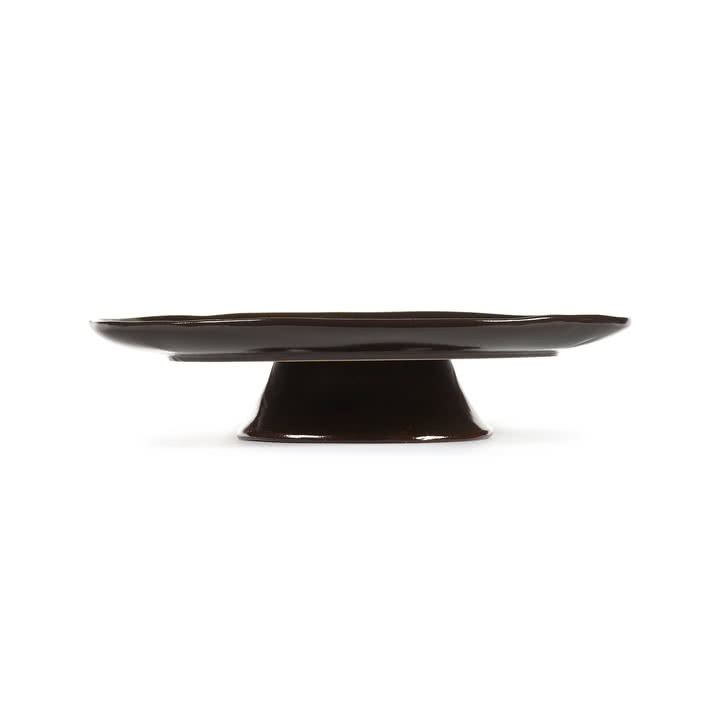 Serax - La Mère Grande assiette à pied, ebony