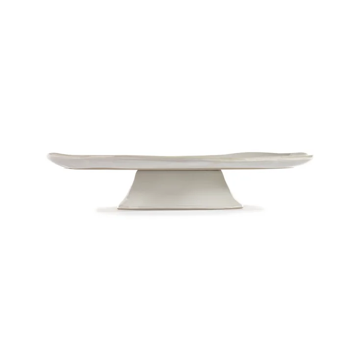 Serax - La Mère Grande assiette à pied, blanc cassé