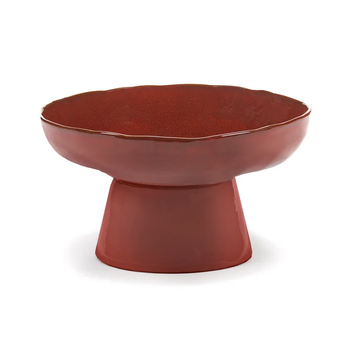 Serax - La Mère plat de service avec pied, venetian red