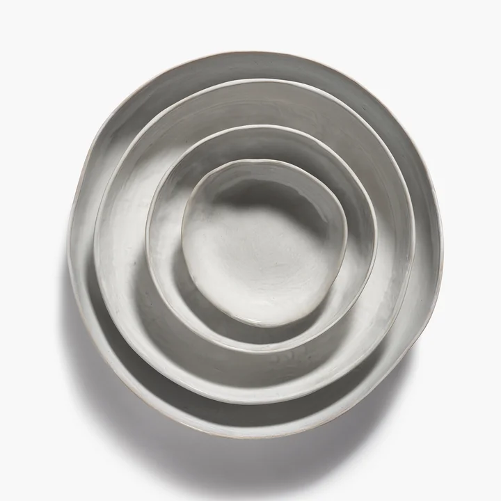 Serax - La Mère bols de service, blanc cassé