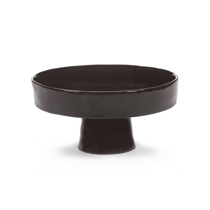 Serax - La Mère Assiette creuse avec pied L, ebony