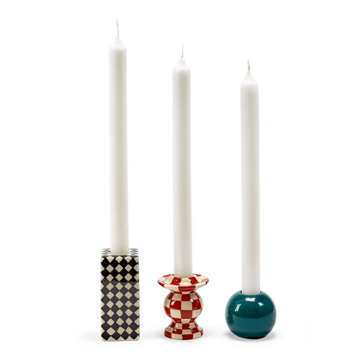 Serax - Les Objets Mouleversants Bougeoir, mix (set de 3)