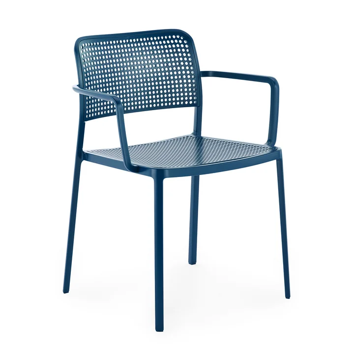 Kartell - Audrey fauteuil de jardin, bleu