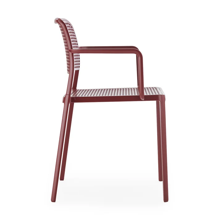 Kartell - Audrey fauteuil de jardin, bordeaux