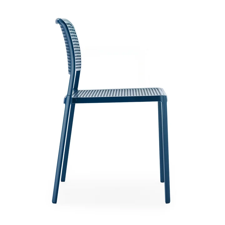 Kartell - Audrey chaise de jardin, bleu