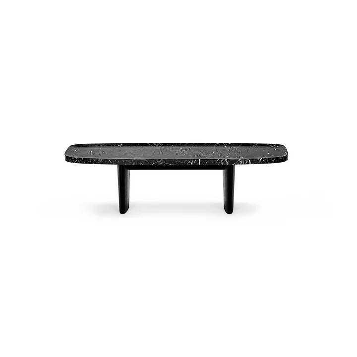 ClassiCon - Matéria table d'appoint, 110 x 39 cm, marbre Nero Marquina / noir