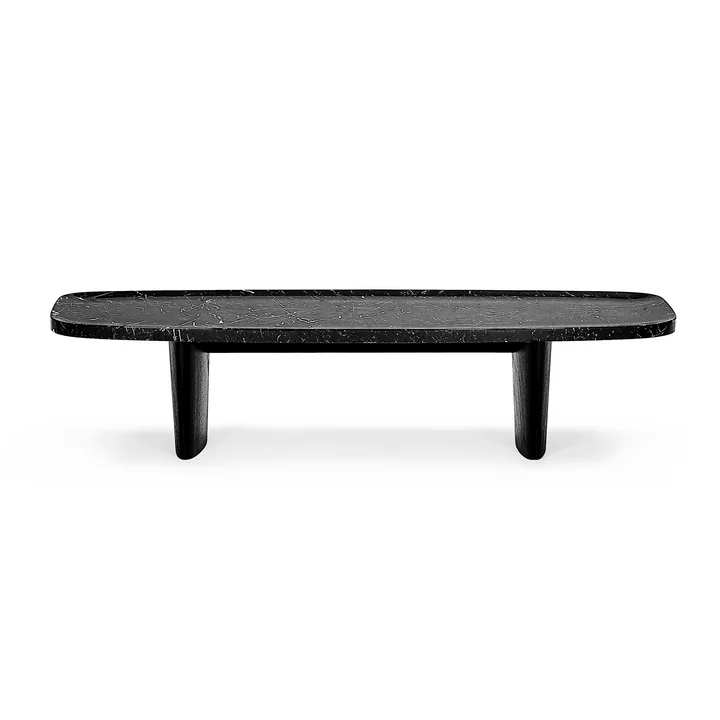 ClassiCon - Matéria table basse, 160 x 70 cm, marbre Nero Marquina / noir