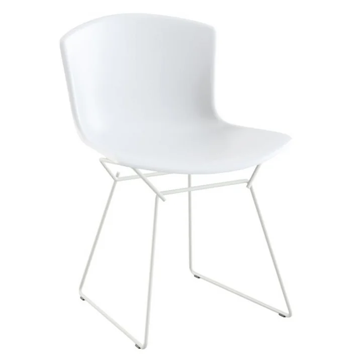 Knoll - Bertoia Plastic Side Chair Chaise, blanc