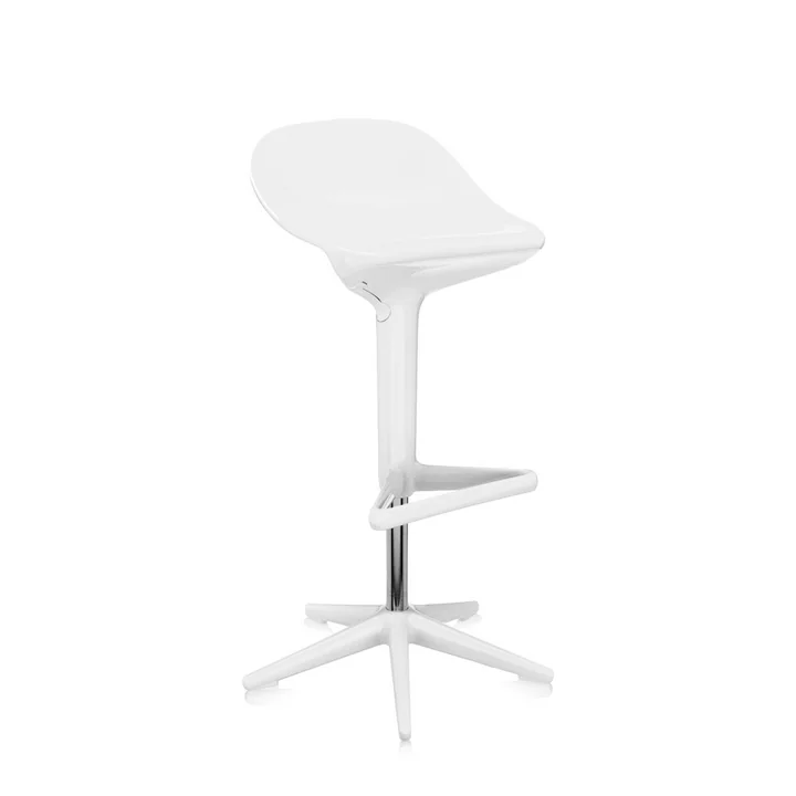 Spoon Tabouret de bar, blanc de Kartell