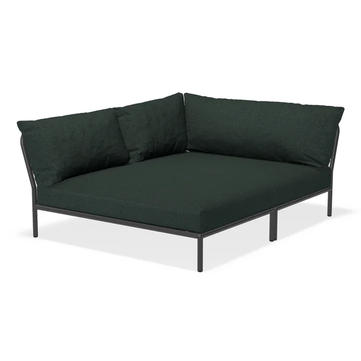 HOUE - Level 2 Cozy Sofa, gauche, dark grey / alpine