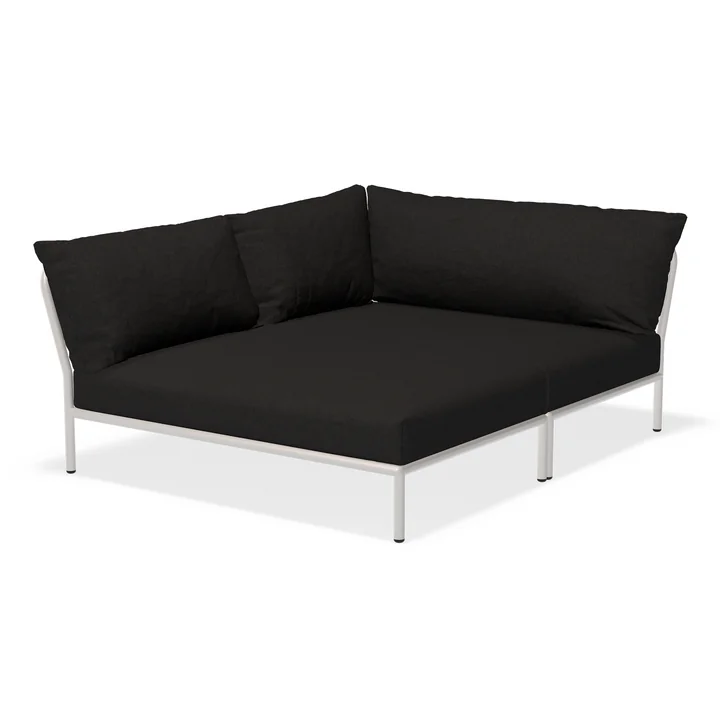 HOUE - Level 2 Cozy Sofa, à gauche, muted white / charcoal