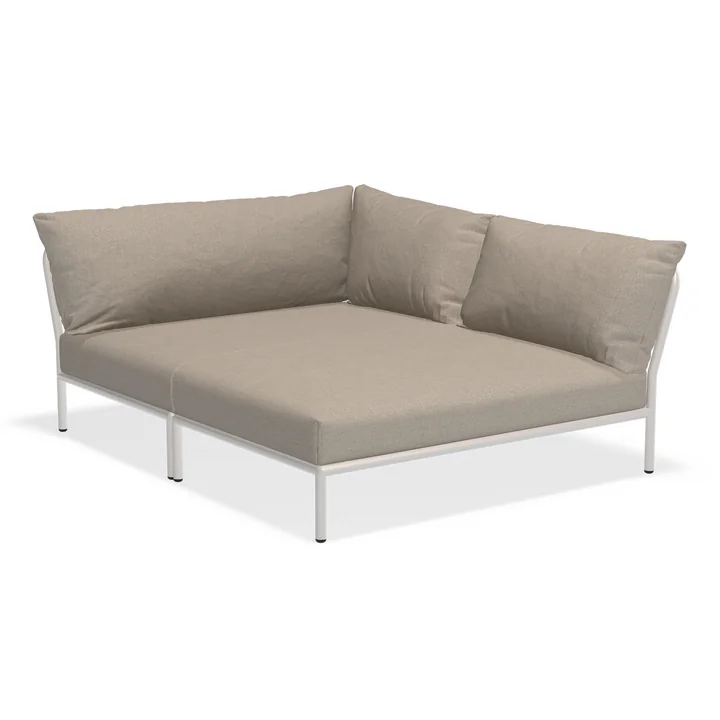 HOUE - Level 2 Cozy Sofa, à droite, muted white / ash
