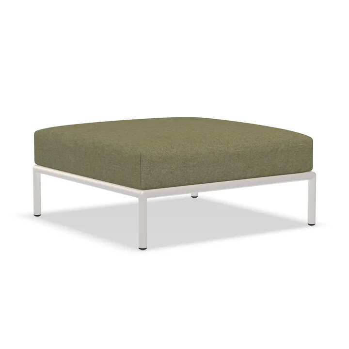 HOUE - Level 2 Ottoman, blanc cassé / feuille