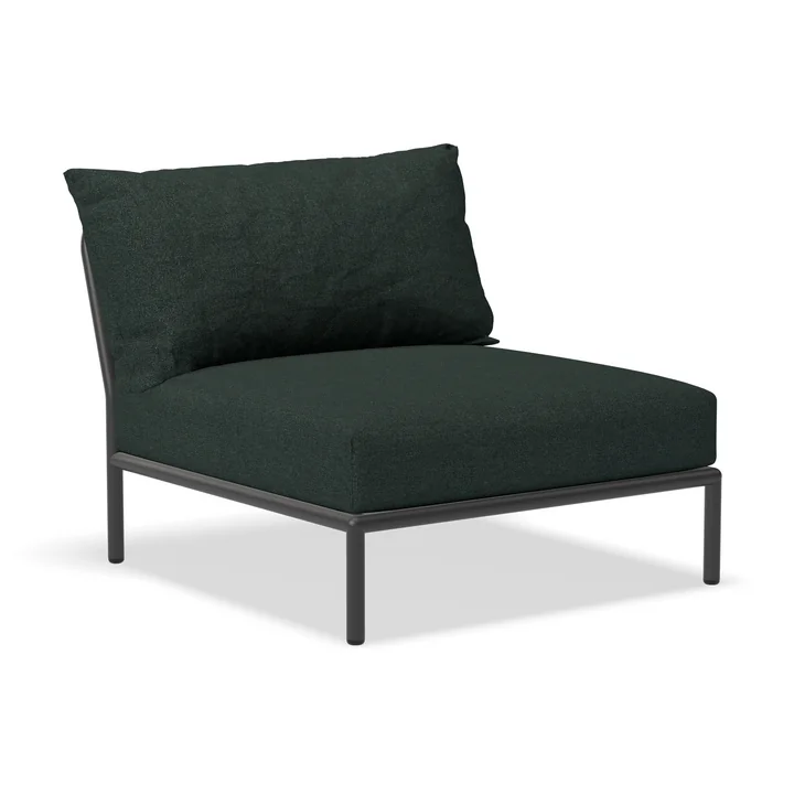 HOUE - Level 2 Chaise, dark grey / alpine