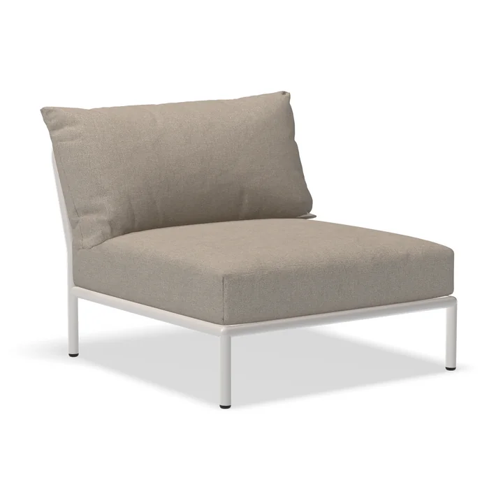 HOUE - Level 2 Chaise, muted white / ash