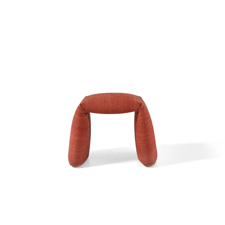 nanimarquina - Banc plié, petit, 60 x 45 cm, rouge safran
