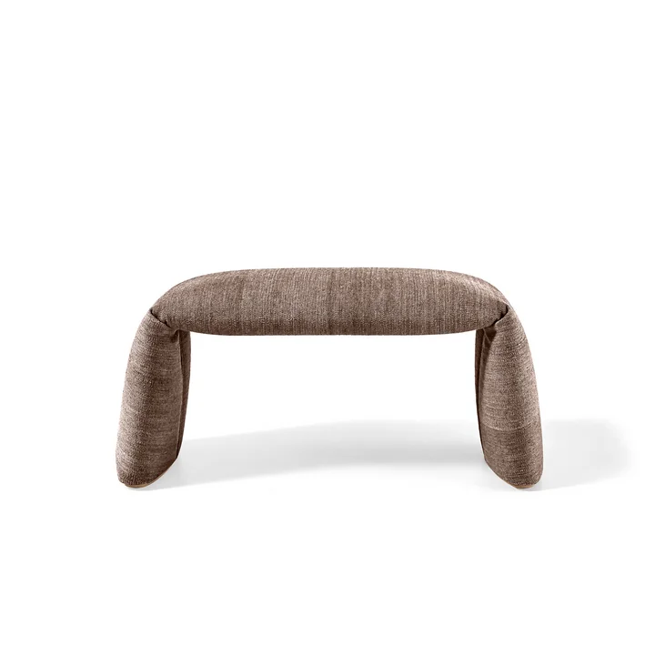 nanimarquina - Banc plié, moyen, 97 x 45 cm, gris-brun